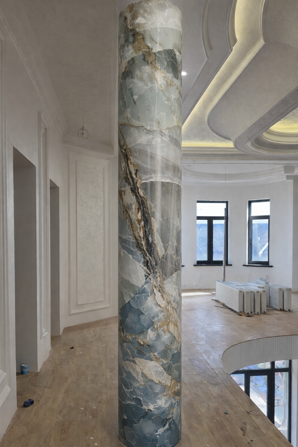 Handcrafted decorative finish by Master Sherzod