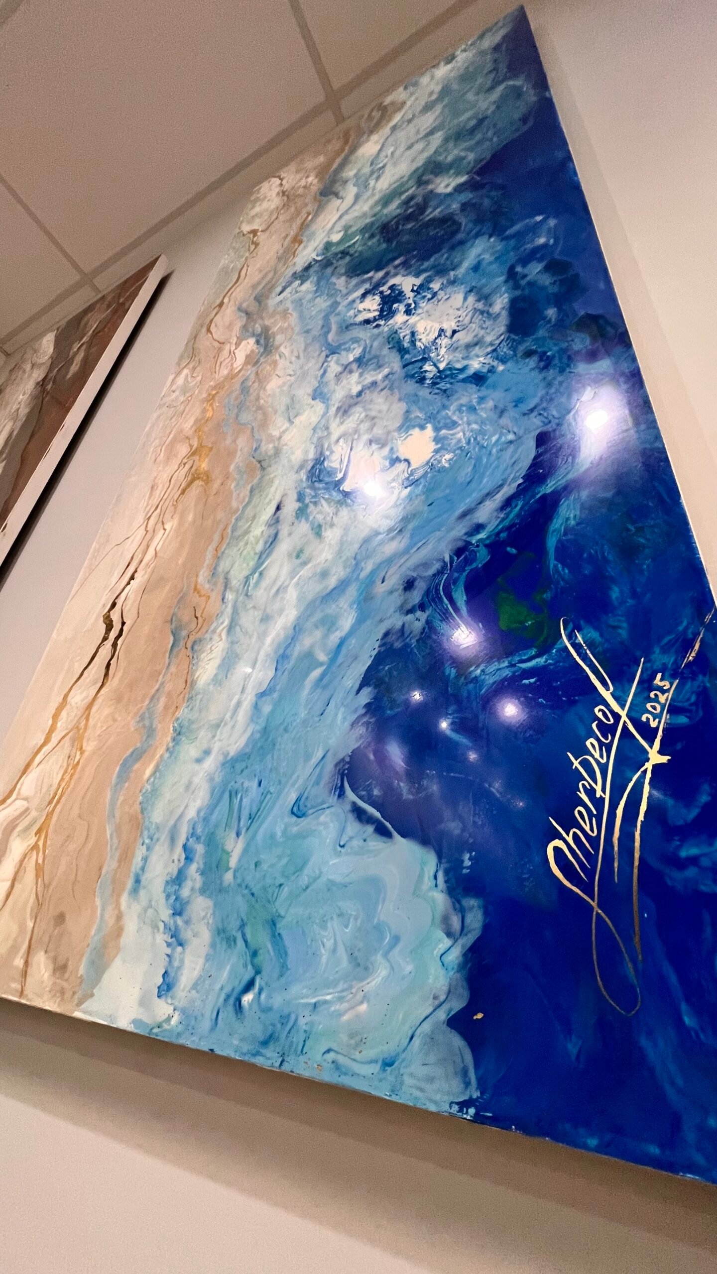 Handcrafted decorative finish by Master Sherzod