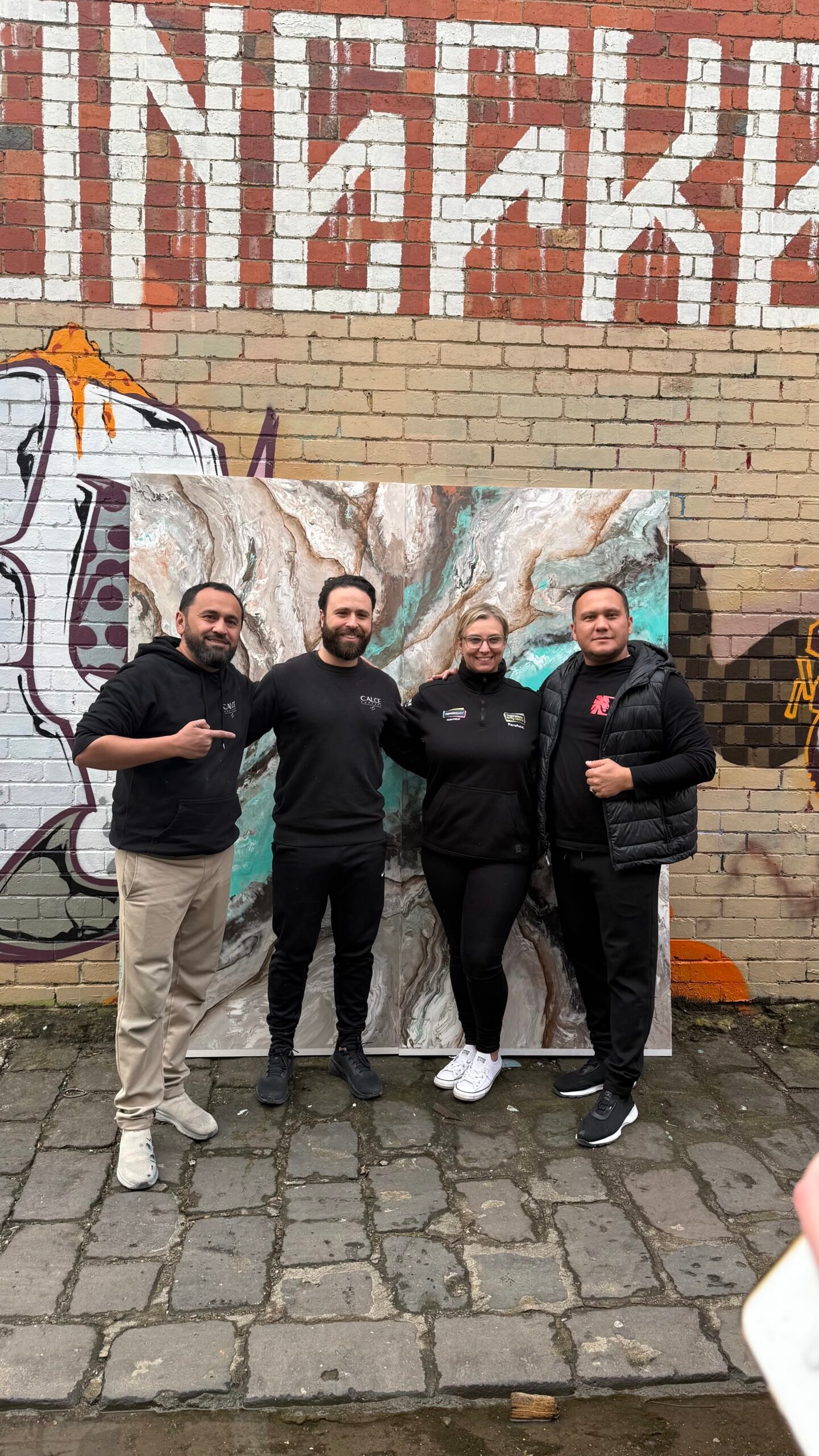 Masters with artwork